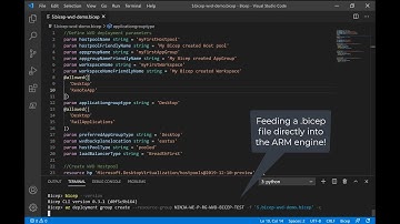 Feeding Bicep files directly into Azure Resource Manager! 💪