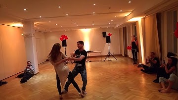 Tanec brazilský zouk - improvizace 2 - Brandon Zk & Julia