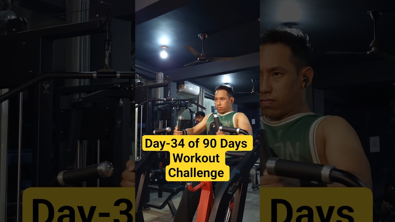 Day-34 of 90 Days Workout Challenge 💪 