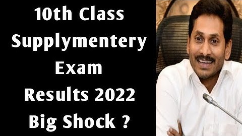 10th class supplymentery results 2022 ap Today news|ap 10th supplymentery results latest news 2022