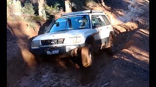 Subaru Hill climb - If in doubt POWER - Testing the rear diff lock