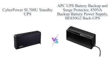 CyberPower SL700U vs APC BE850G2 UPS Comparison 🔋🔌