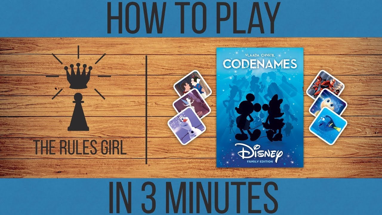 How To Play Disney Codenames In 3 Minutes The Rules Girl Youtube