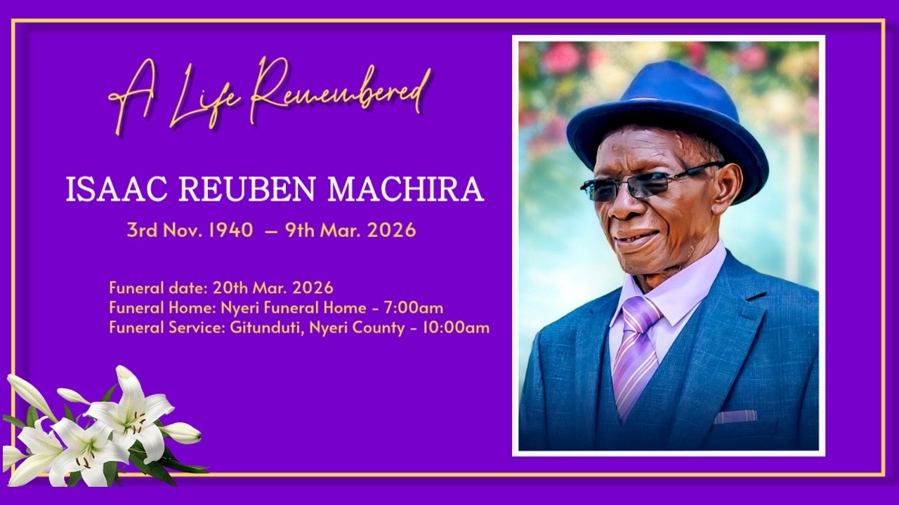 ISAAC REUBEN MACHIRA. A LIFE REMEMBERED - YouTube