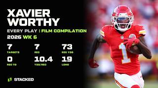 Xavier Worthy: Every Touch of 2026 Week 6 | Full Film Compilation News