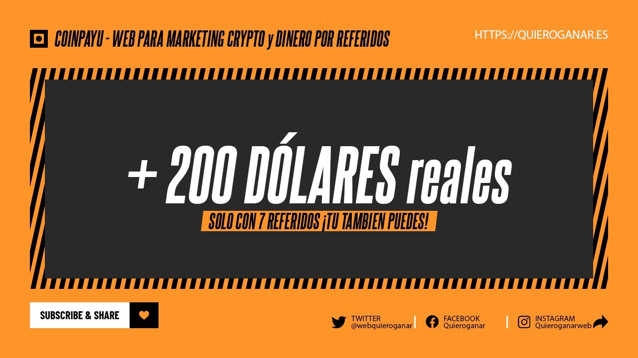 Cuanto HE GANADO con COINPAYU con REFERIDOS 😈 | Ganar Criptomonedas | Gana  cryptos por ver anuncios - YouTube