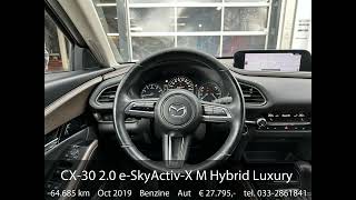 Mazda CX-30 2.0 e-SkyActiv-X M Hybrid Luxury Automaat