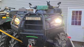 2018 Kawasaki Brute Force 750 Headlight Upgrade to Teryx LEDs Net Worth