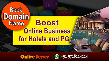 Book Domain name for hostels or PG and Boost your online Business with @OnliveServer