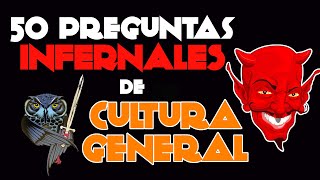 EL MEJOR TEST de CULTURA GENERAL 😈 50 curiosas preguntas  😈 TRIVIA / TEST / QUIZ - Saber es Poder 🦉