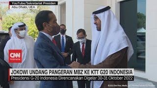 Jokowi Undang Putra Mahkota UEA Hadir Dalam KTT G 20 di Indonesia