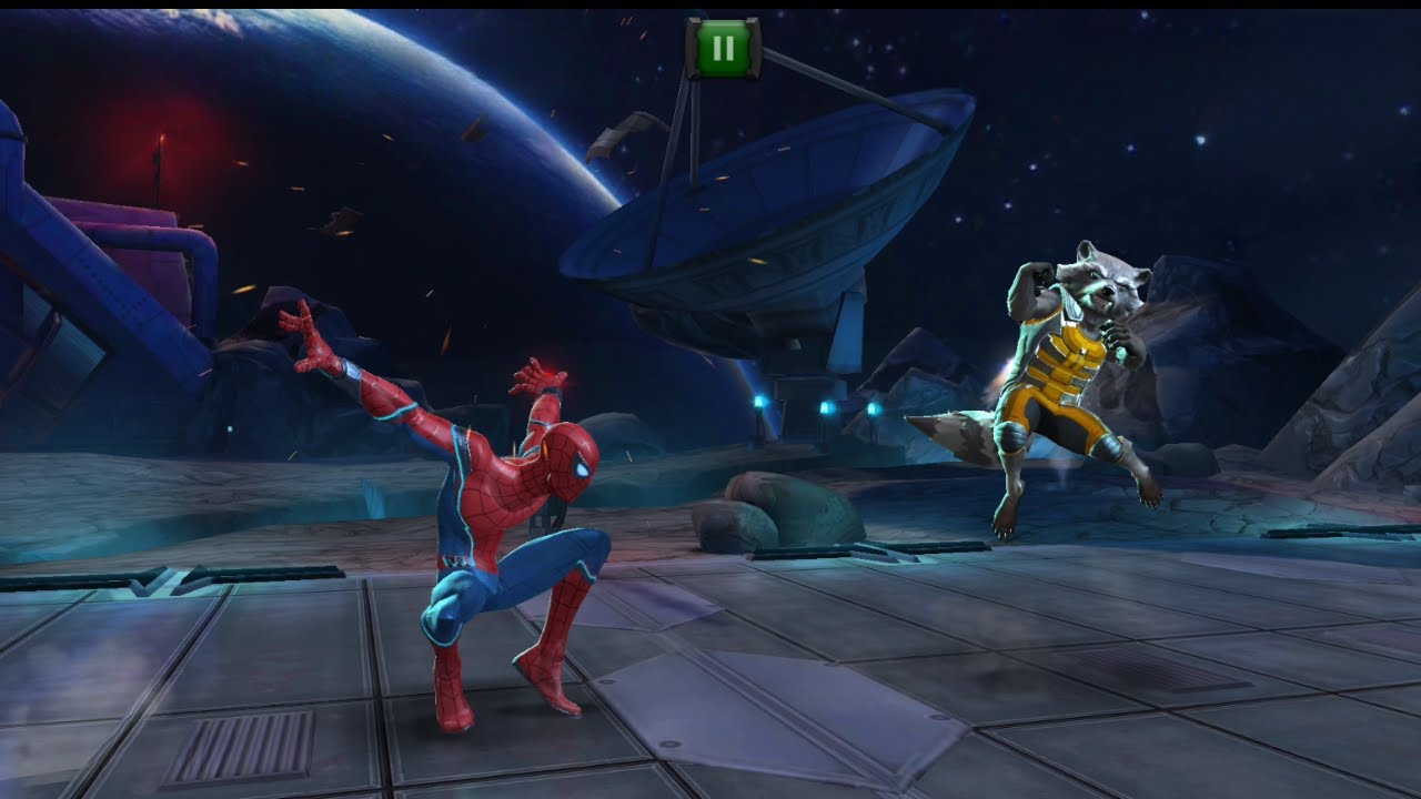 Spider Man vs Rocket Racoon | Marvel | Fight - YouTube