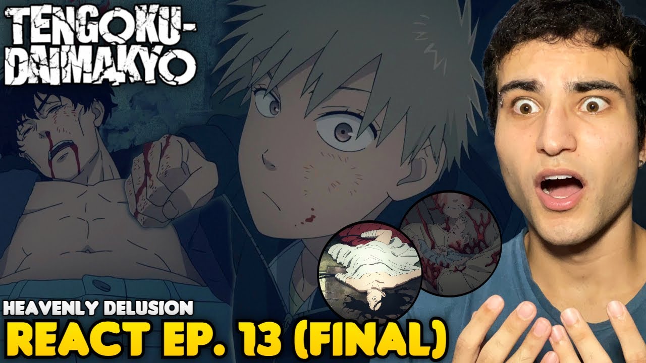 CENA DESPREZIVEL! VOU DROPAR O ANIME? TENGOKU DAIMAKYOU EPISÓDIO 12 REACT HEAVENLY  DELUSION DUBLADO! 