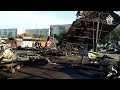 АГЗС в Новосибирске наутро после взрыва. Видео: СК РФ