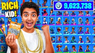 Meet The RICHEST Kid In Fortnite! 🤑