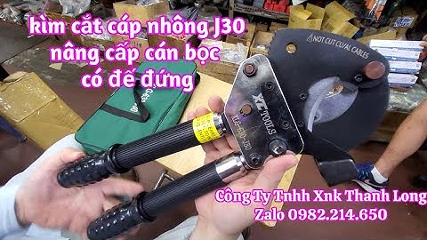 Gửi hàng kìm cắt cáp nhông J30 cắt cáp điện ACSR cho khách ở An giang