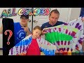 All Color Tie Dye Challenge With Huge Beach Towels!!