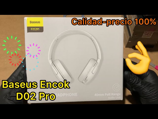 Baseus Encok D02 Pro Wireless Over-Ear Headphones (NGD02-C01) (black) -  Lance Trend