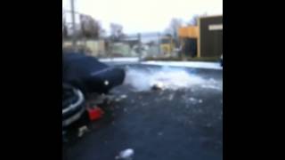 Exploding snowman!! Airbag