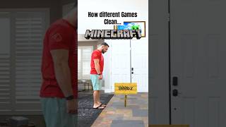 How Different Games Clean… #Gaming