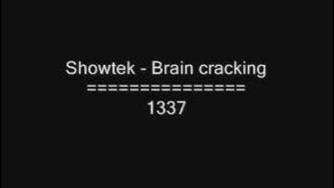 Showtek - Brain Cracking