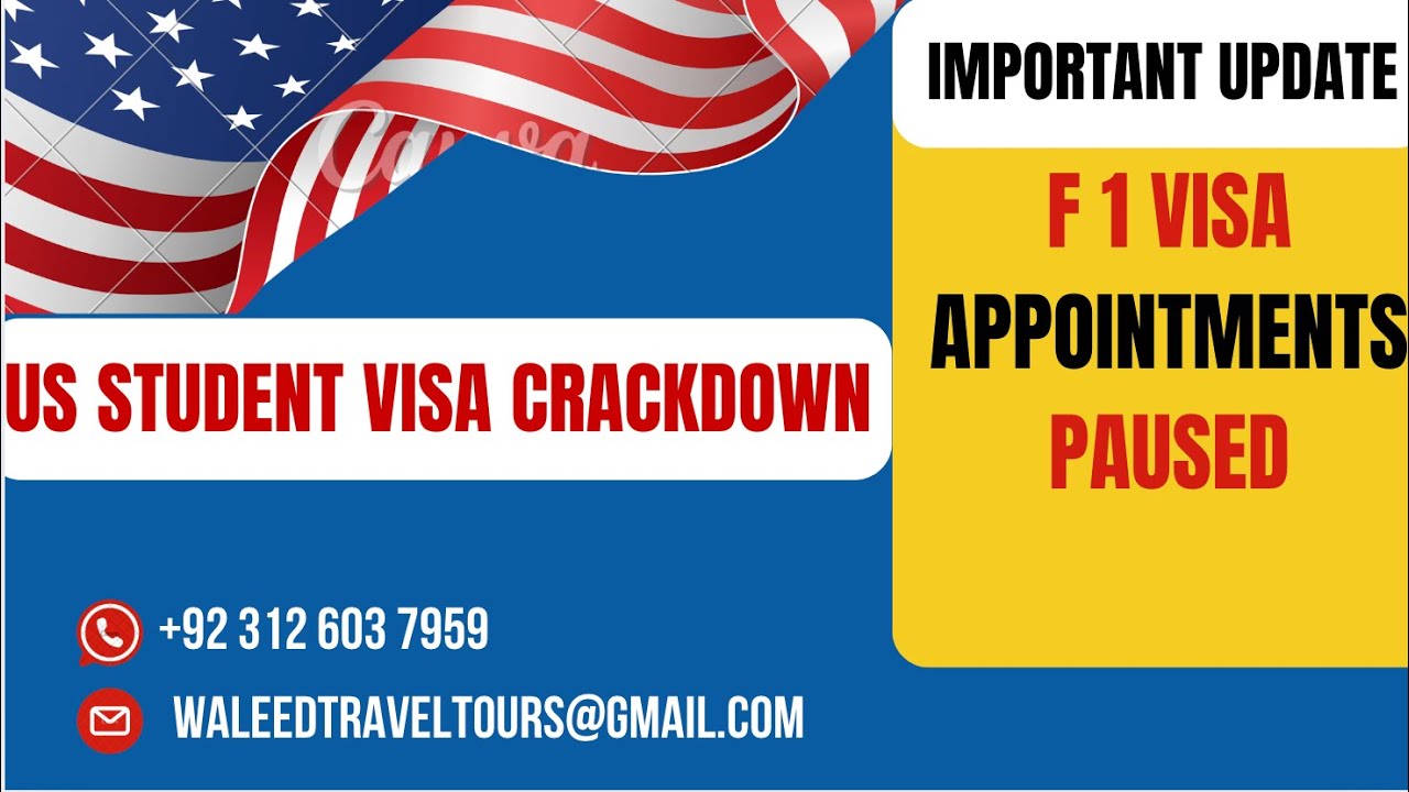 USA F1 Visa Appointments Paused Fall 2025 Visa Slot Crisis Trump Usa F1 Visa Appointments Paused Fall 2025 Visa Slot Crisis Trump
