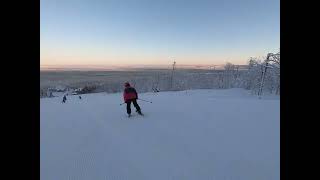 Tracey Bates Skiing - Levi 6.2 Red, Sat 21 Jan 2023