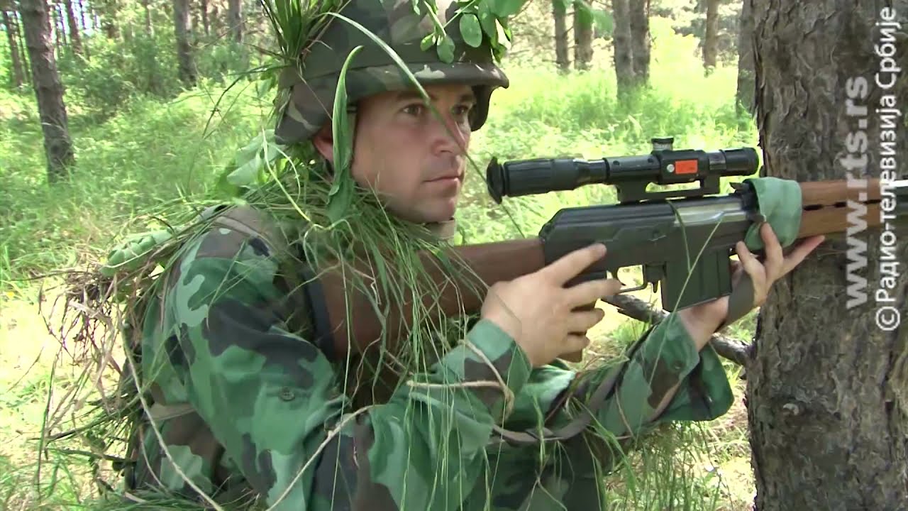 Izviđači rezervisti na vojnoj vežbi