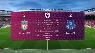 Liverpool 3-2 Everton Premier League 2023/24