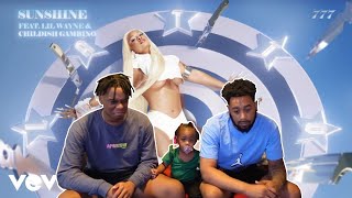 Latto - Sunshine (Visualizer) ft. Lil Wayne, Childish Gambino | REACTION