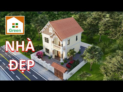 NHÀ ĐẸP 2020 mẫu Nhà Mái Thái 2 Tầng Đẹp Thiết Kế Sang Trọng Có 4 Phong Ngủ 8.5 m x 10 m