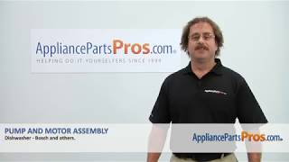 How To: Bosch/Thermador/Gaggenau Pump And Motor Assembly 00705174