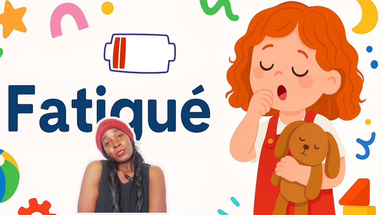 😴 Fatigué – Comptine mimée sur les émotions pour enfants (2–5 ans)