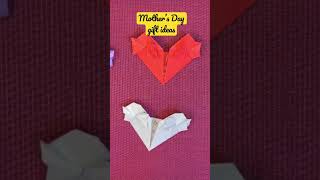 DIY Heart Origami #shorts #diy #origami #giftideas #viral #trending #mothersday