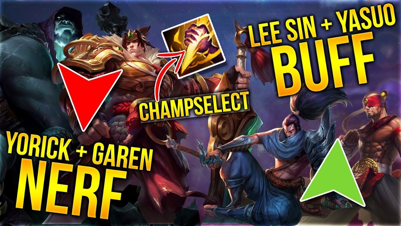 Lee Und Yasuo Wieder Gebufft Smite In Champ Select League Of