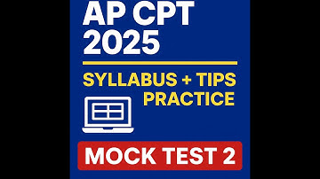 AP CPT 2025: Mock Test 2 (Word, Excel, PPT) | Computer Proficiency Test Preparation