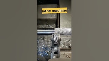 ⚙️ Knurling || Knurling operation on Lathe Machine #lathe #machine #hydraulic #gearcutting