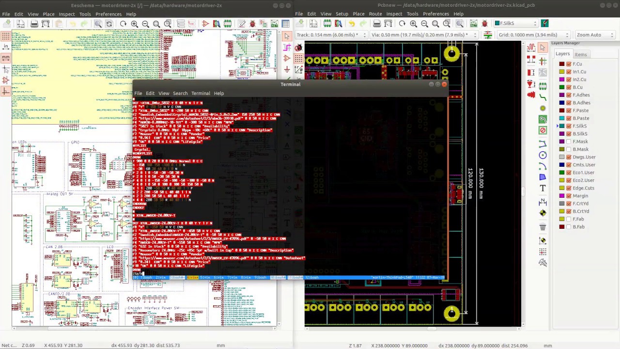 Looking at some EM software packages suggested in the live chat after rearranging footprints