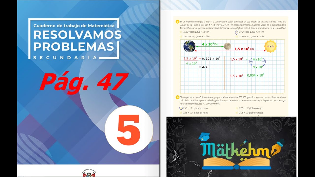 Cuaderno De Trabajo De Matematicas 5 Secundaria Resuelto