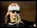 Guns n' Roses interview sessions- Slash Duff Izzy Axl