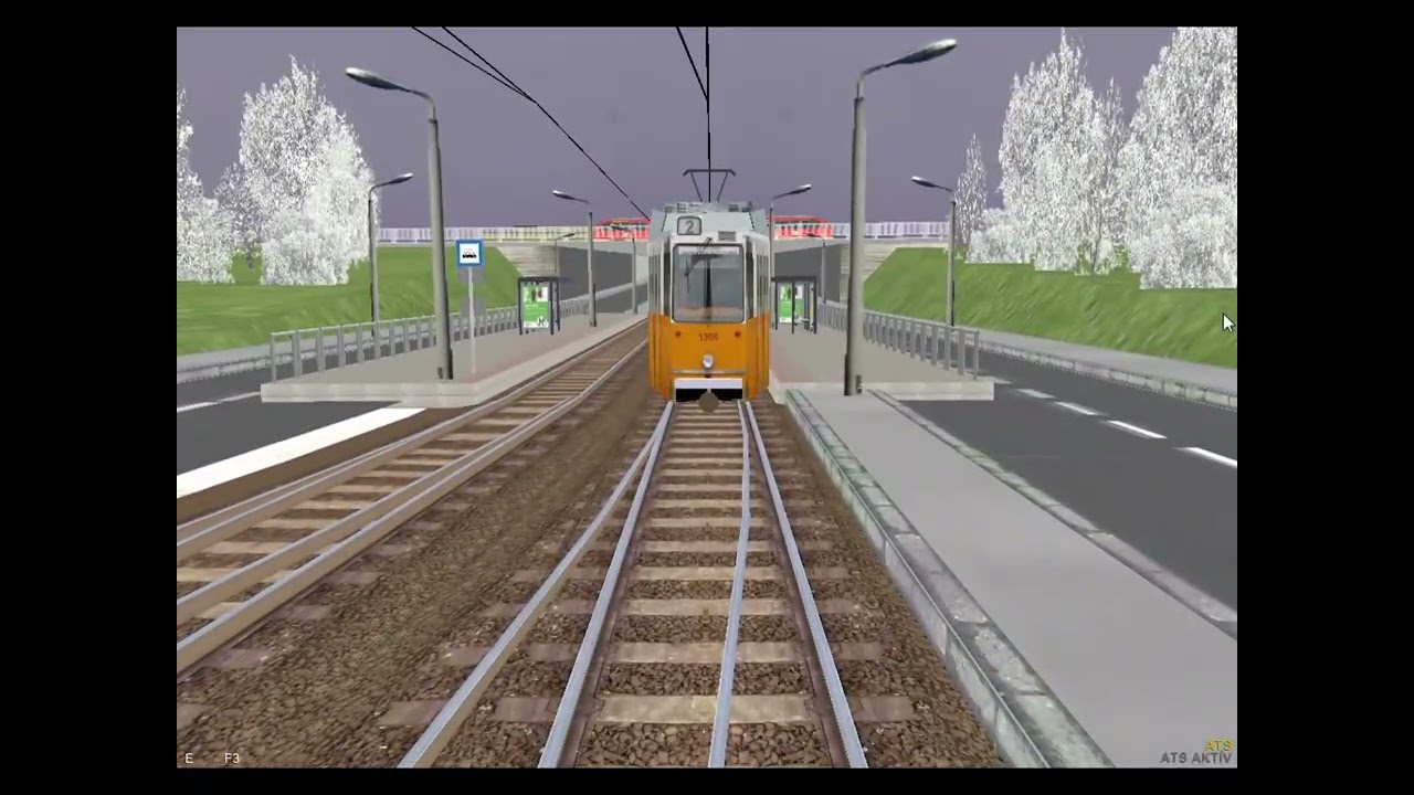 OpenBVE 14 es villamos szimulátor játék, nem csak gyerekeknek