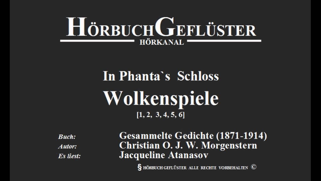 Wolkenspiele [ C. O. J. W. Morgenstern]