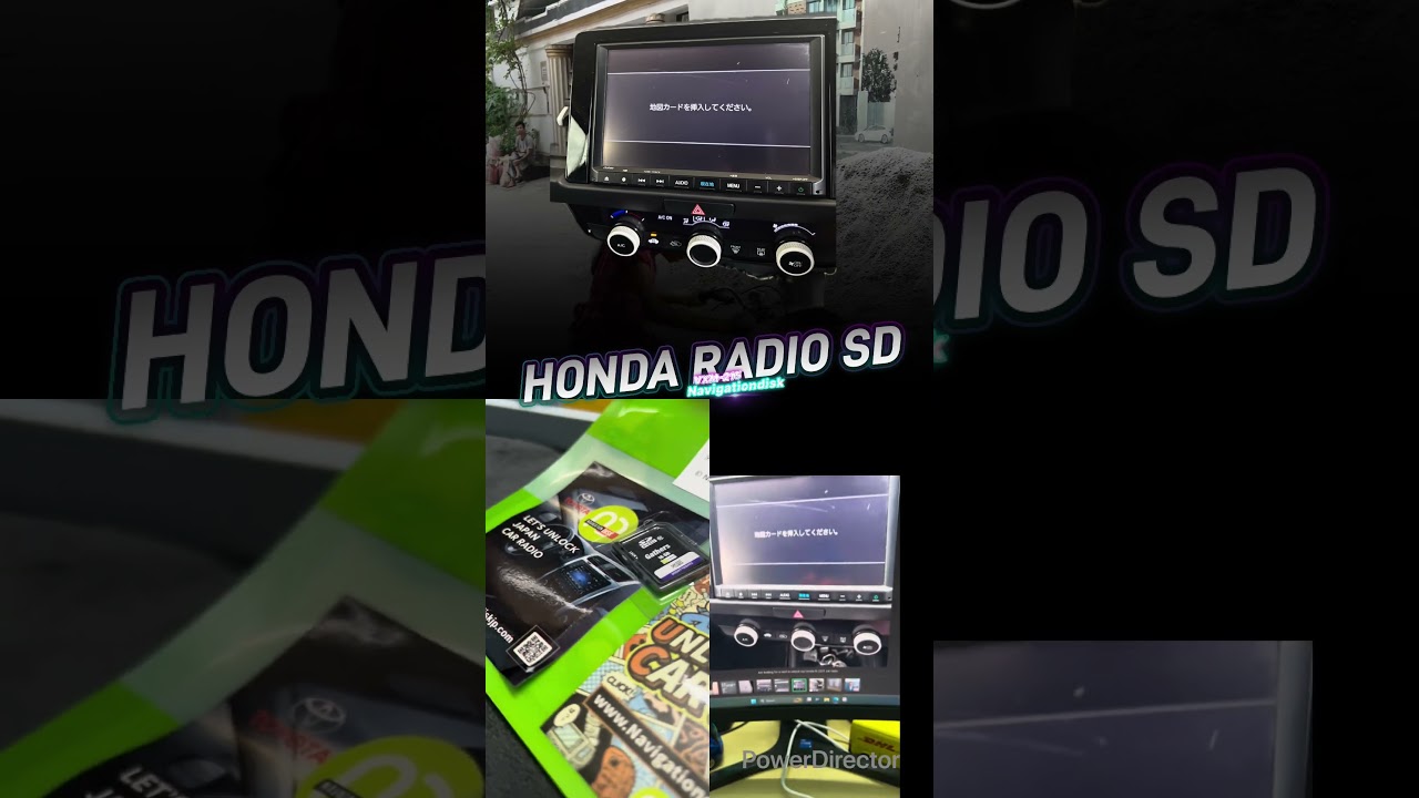 Intro honda Official radio Vxm-215 from Navigationdisk - YouTube