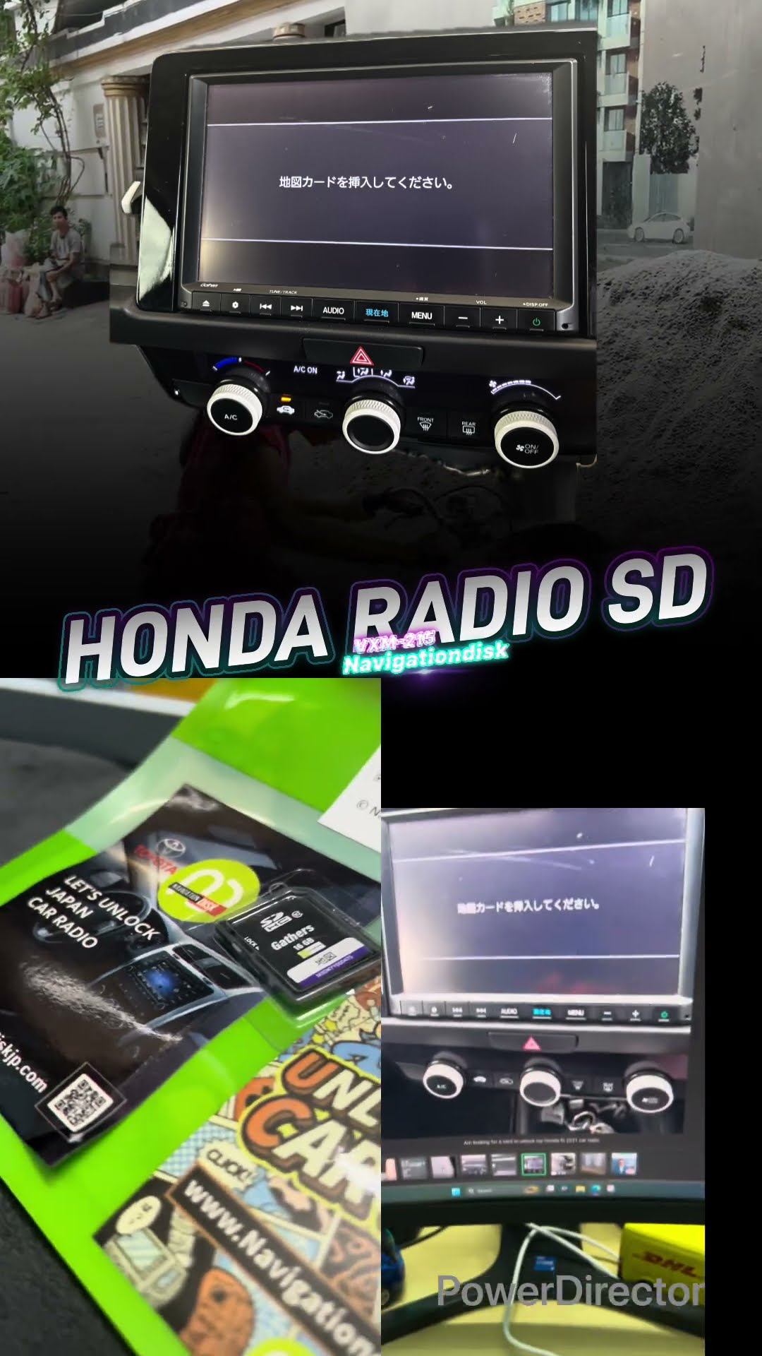 Intro honda Official radio Vxm-215 from Navigationdisk - YouTube
