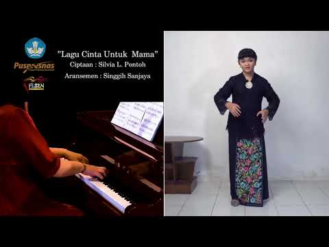Juara 1 Lomba Menyanyi Tunggal FLS2N Kota Kediri 2021 Lagu Cinta Untuk Mama