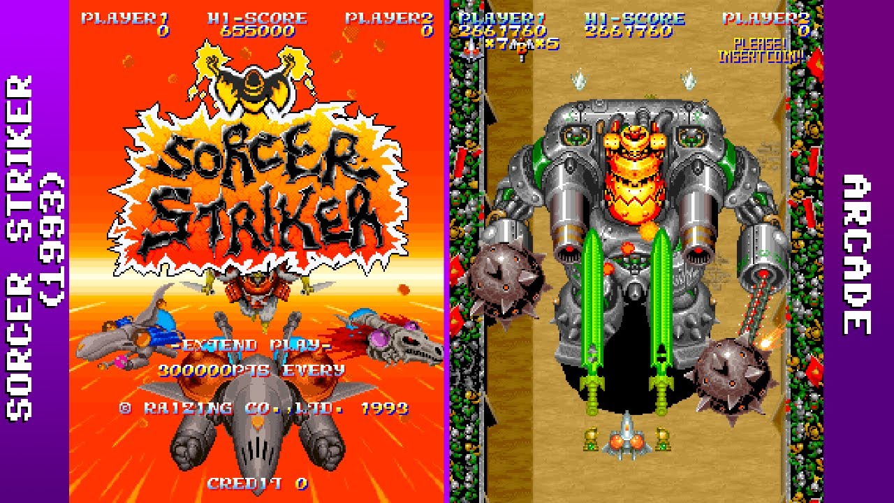 Sorcer Striker Longplay (Arcade) [4K]