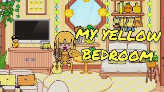 ✨️My yellow bedroom 💛 Tocalifeworld #tocaboca #tocalifeworld