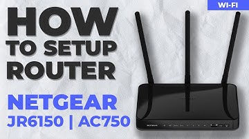 ✅ How to Setup NETGEAR JR6150 | NETGEAR AC750 WiFi Router 802.11ac Dual Band Gigabit