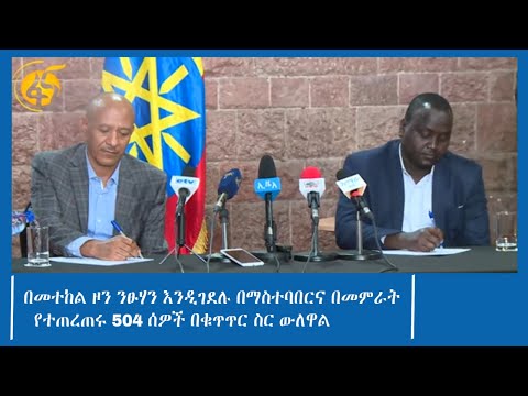 በመተከል ዞን ንፁሃን እንዲገደሉ በማስተባበርና በመምራት የተጠረጠሩ 504 ሰዎች በቁጥጥር ስር ውለዋል