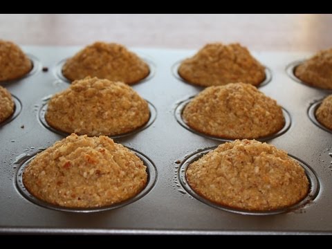 Pineapple almond oat bran muffin recipe